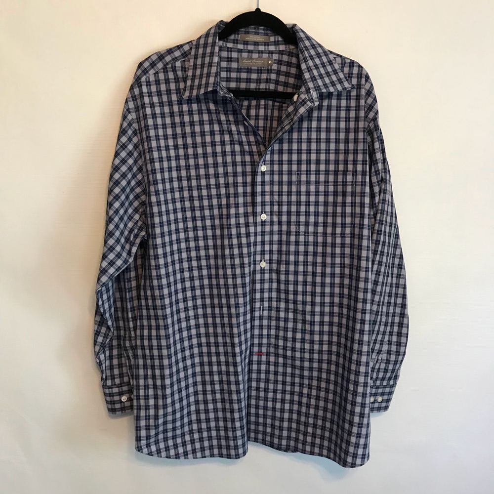 Daniel cremieax plaid and checker blue xlg  cotton